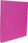 Clipboard with 2 Rings 2/32 for Paper A4 Pink 1pcs