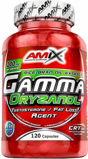 Amix Gamma Oryzanol 200мг Добавка за Подсилване на Тестостерона 120 капси