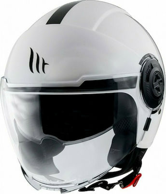 MT Viale SV Solid Jet Helmet DOT / ECE 22.05 1050gr White