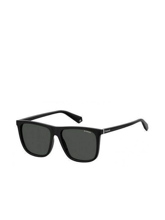 Polaroid Men's Sunglasses with Black Acetate Frame and Black Polarized Lenses PLD 6099/N 807/M9