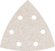 Smirdex 510 White Line Delta Sanding Sheet K40 with 6 Holes 95x95mm