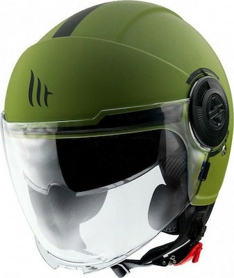 MT Viale SV Solid Jet Helmet DOT / ECE 22.05 1050gr Matt Green