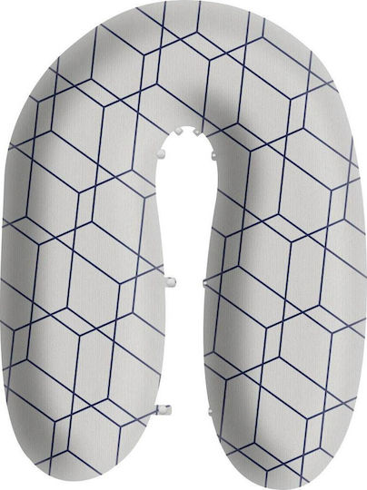 Greco Strom Pregnancy & Breastfeeding Pillow Gray 65cm