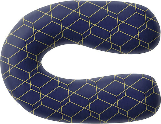 Greco Strom Μαξιλάρι Εγκυμοσύνης & Θηλασμού Navy Μπλε 75cm