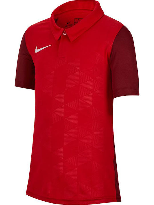 Nike Kinder Polo Kurzarm Rot