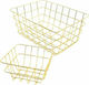 Metallic Decorative Baskets Set 2pcs Aria Trade