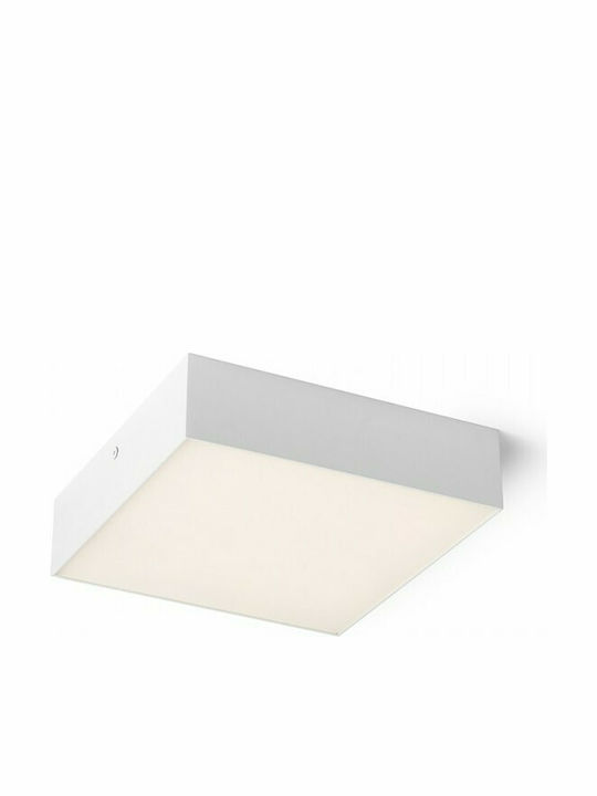 Rendl Light Studio Larisa SQ 22 Ceiling Platz Draußen LED Panel 20W mit Warmes Weiß Licht 3000K