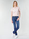 724 High Waist Women's Jean Trousers in Slim Fit Dark Indigo