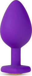 Temptasia Bling Plug Πρωκτική Σφήνα Medium Purple 8.2cm