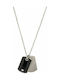 Emporio Armani Necklace ID Card from Steel Black