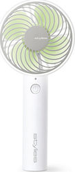 Stylies Lacerta Handheld Fan USB Wiederaufladbar 5W Grünes
