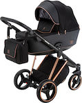 Adamex Cristiano 3 in 1 Adjustable 3 in 1 Baby Stroller Suitable for Newborn Black