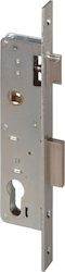 Cisa Recessed Lock Front door with Cylinder and Center 20mm Silver Left Cisa Recessed Lock Front door with Cylinder and Center 20mm Silver Left