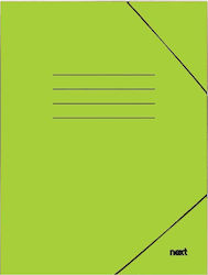 Papercraft Φάκελος με Λάστιχο για Χαρτί A4 Πράσινος 03208-38---3 Υ35x25εκ. - Λαχανί