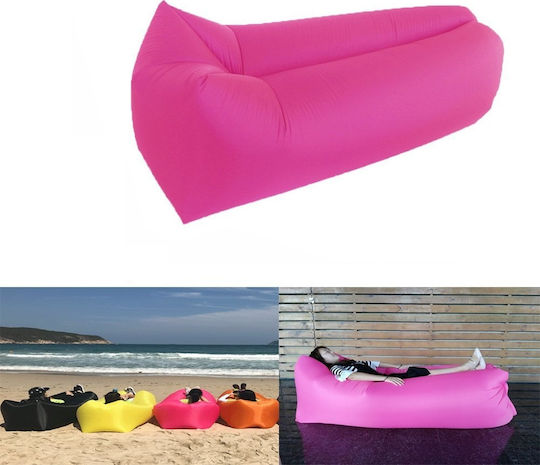 19158 Saltea Gonflabilă Lazy Bag Roz 240x70cm