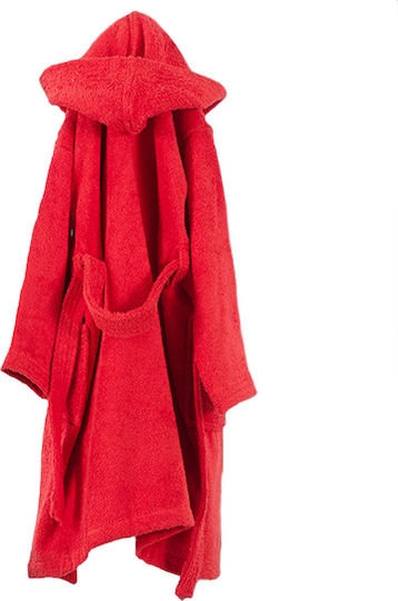 Guy Laroche Παιδικό Μπουρνούζι Tender Red cu glugă
