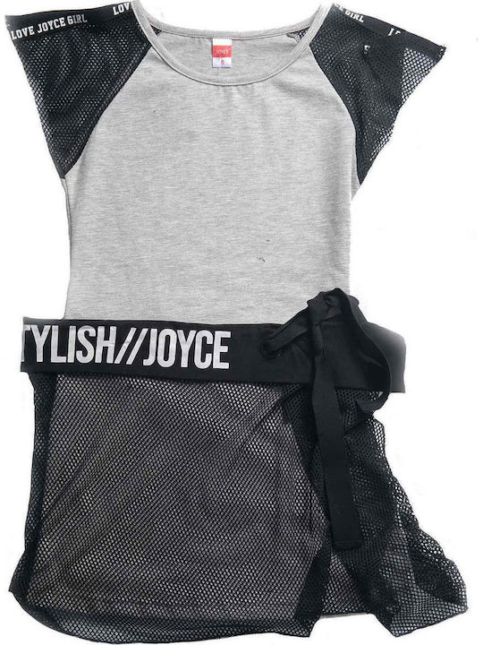 Joyce Love Kinderkleid Kurzärmelig Gray