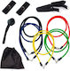 Gymtube Resistance Bands with Handles Set 5pcs Multicolour