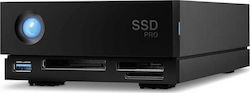 Lacie 1big Dock SSD Pro Thunderbolt 3 / USB-C Externe SSD 2TB Multi-Bay Schwarz