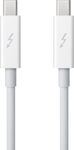 Apple Καλώδιο Thunderbolt male - Thunderbolt male 0.5m Λευκό (MD862ZM/A)