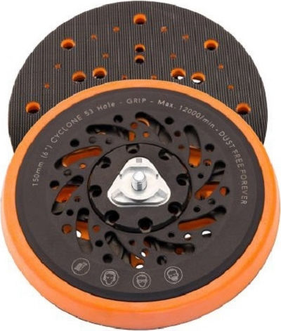 Maestro FP-23868S Gummi-Stützteller Drehend Schleifer mit Löchern 150