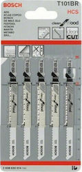 Bosch T101BR Λάμες Clean for Wood για Ξύλο 100mm 5τμχ