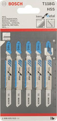 Bosch T118G Blade Basic for Metal for Metal 50mm 5pcs