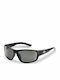 Flying Fisherman Teaser Men's Sunglasses with Black Plastic Frame and Black Lens