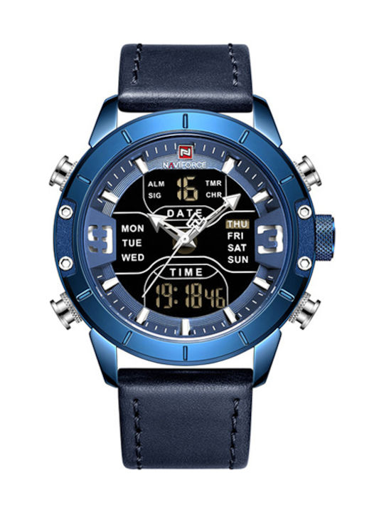 Naviforce Uhr Batterie mit Lederarmband