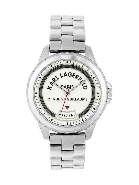 Karl Lagerfeld Watch with Silver Metal Bracelet 5552730