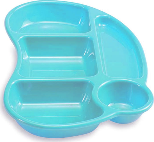 5 Positionen M-281 Kunststoff Ordnungshüter 5 Positionen Blau W17xL30xH4cm 1Stück