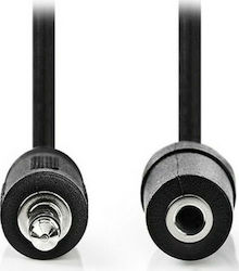 Nedis 3,5 mm Stecker-3,5 mm Buchse Kabel 2m CAGT22050BK20