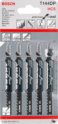 Bosch T144DP Blade Precision for Wood for Wood 5pcs