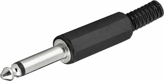 Pairdeer Plug 6.3mm Jack mono male Black (02.008.0060)