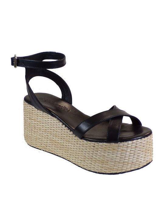 Moods Shoes 1527 Πλατφόρμες Black
