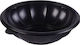 Intertan Disposable Plastic PET Tableware for Salads 750ml Black 50pcs