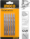 Ingco JBT101D Blade for Wood 74mm 5pcs