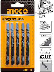 Ingco JBT111C Blade for Wood 74mm 5pcs