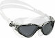 CressiSub Planet Swimming Goggles Adults with Anti-Fog Lenses Black/Silver Transparent