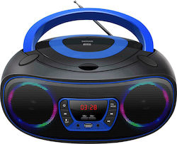 Denver Φορητό Ηχοσύστημα TCL-212BT με Bluetooth / CD / USB / Ραδιόφωνο σε Μπλε Χρώμα