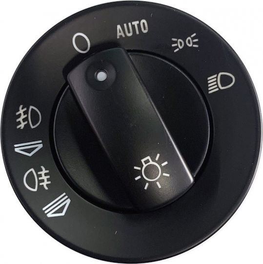 NTY Car Light Switch for Audi A4 17pin Black