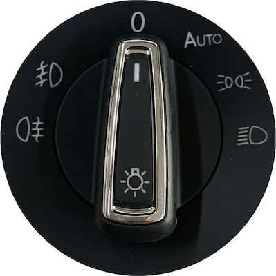 Mcar Car Lights Switch for Seat Leon / Toledo Volkswagen Golf / Polo / Tiguan / Touran 10pin Black /MC