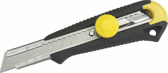 Stanley Folding Knife Dynagrip Security with Blade Width 9mm Yellow
