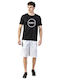Superlogo Men's T-Shirt with Logo Black
