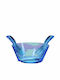 Mario Luca Giusti Fulmine Plastic Salad Bowl with Salad Spoons Turquoise 25x25x11cm
