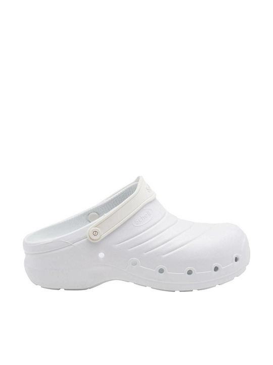Scholl Work Light Anatomici Sabot Albe