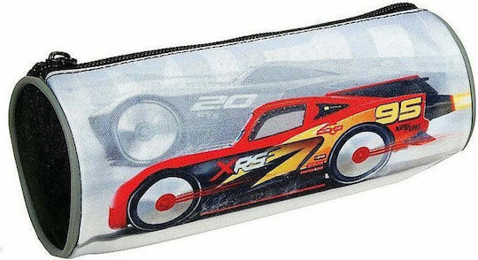 Gim Cars Thunder Ученически Несесер Цилиндър Сив