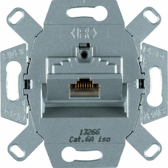 Hager Uae Single Mechanism Network Socket RJ45 Type Cat6 4586