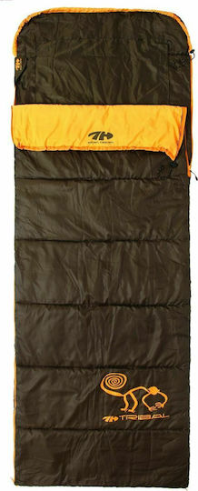 Seven Heaven Schlafsack Einzeln 2 Jahreszeiten Tribal Olive Brown