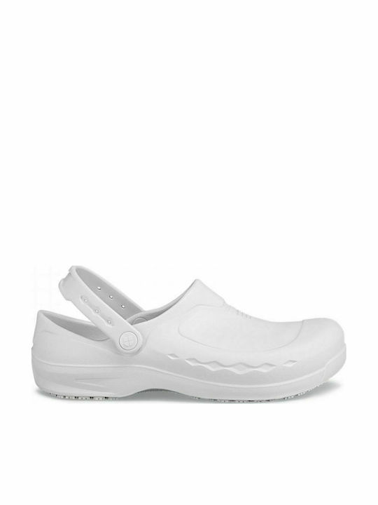Shoes For Crews Zinc_Froggz Anatomic Clogs White